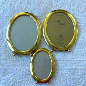 vintage bowon brass frame set of 3